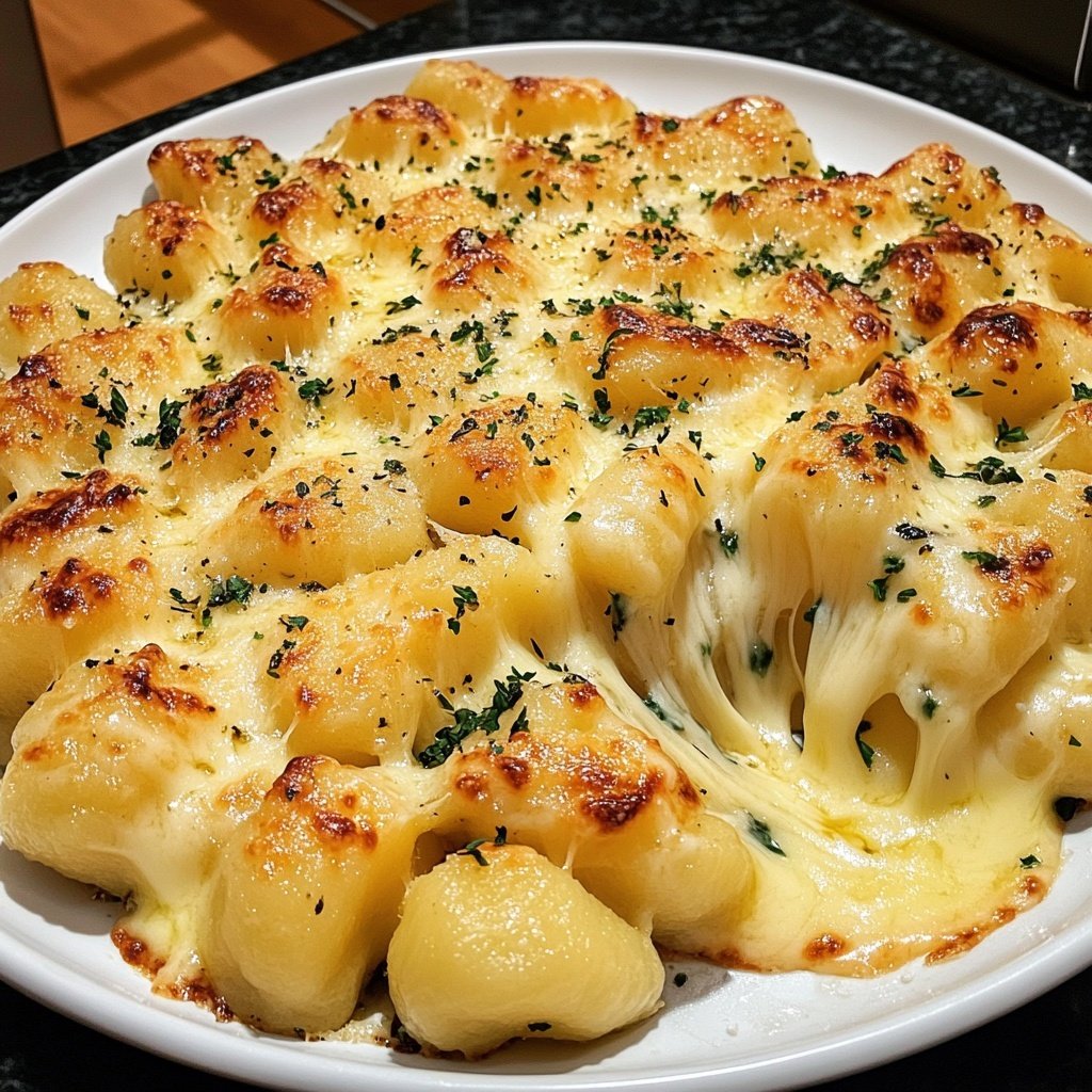 Gnocchi aus dem Ofen mit Käse