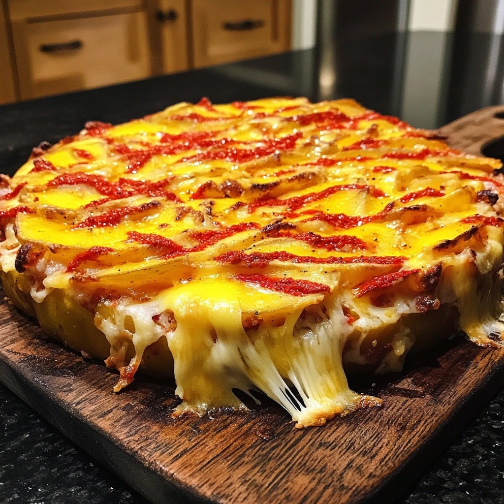 Kartoffelauflauf mit Paprika