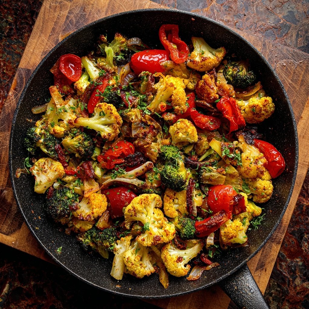 Blumenkohl Pfanne Asiatisch
