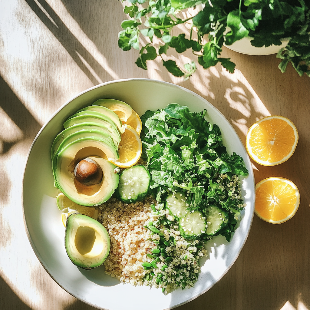 Vollwertige gesunde Lebensmittel-Inspiration