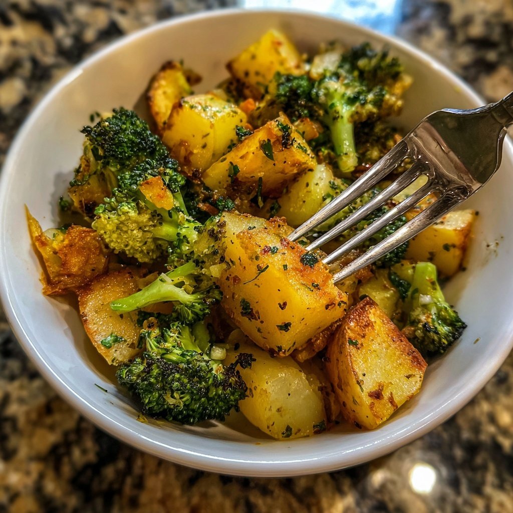 Kartoffel Brokkoli Pfanne Vegan